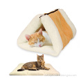 Portable 2 In 1 Snooze Tunnel Cat Mat